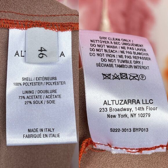 ALTUZARRA
Penelope Dyed Gradient Asymmetric Midi-Dress SIZE 46/16 - Picture 13 of 13